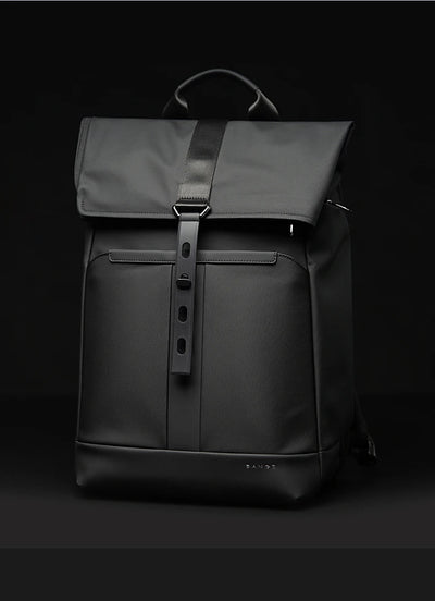 BANGE 15.6-inch laptop Men's business backpack waterproof multi compartment travel bag Black backpack suitable for men and women