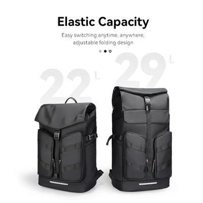 Mark ryden backpack for men's commuting backpack, leisure computer bag, large capacity travel trend, personalized backpack