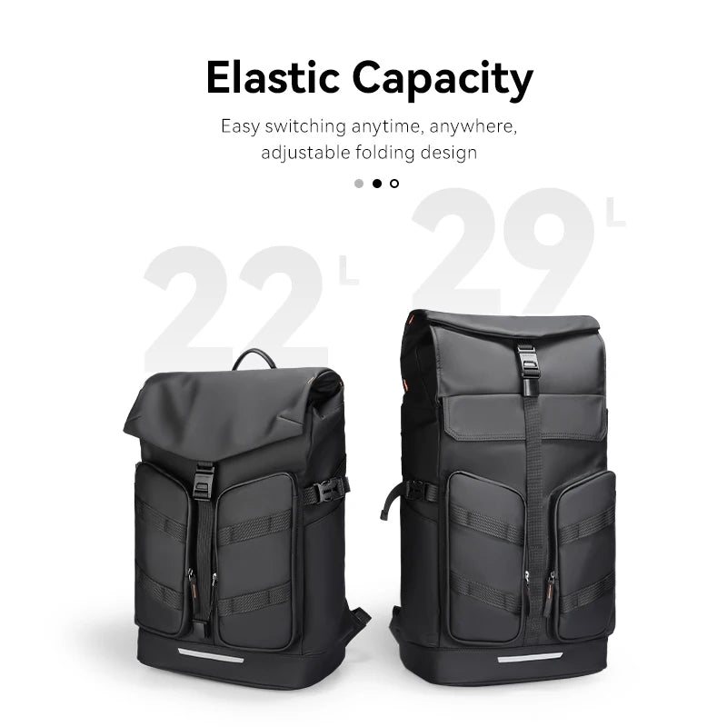 Mark ryden backpack for men's commuting backpack, leisure computer bag, large capacity travel trend, personalized backpack