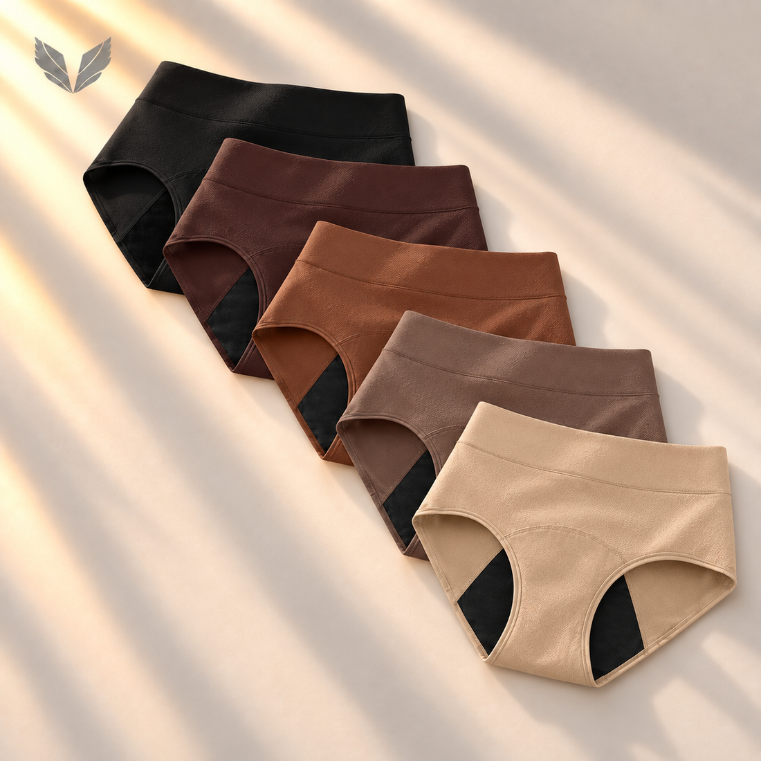 Naadloze menstruatieslip high waist