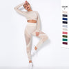 Seamless Knitted Absorbent Yoga Long-Sleeved Suit Yoga Wearsuit