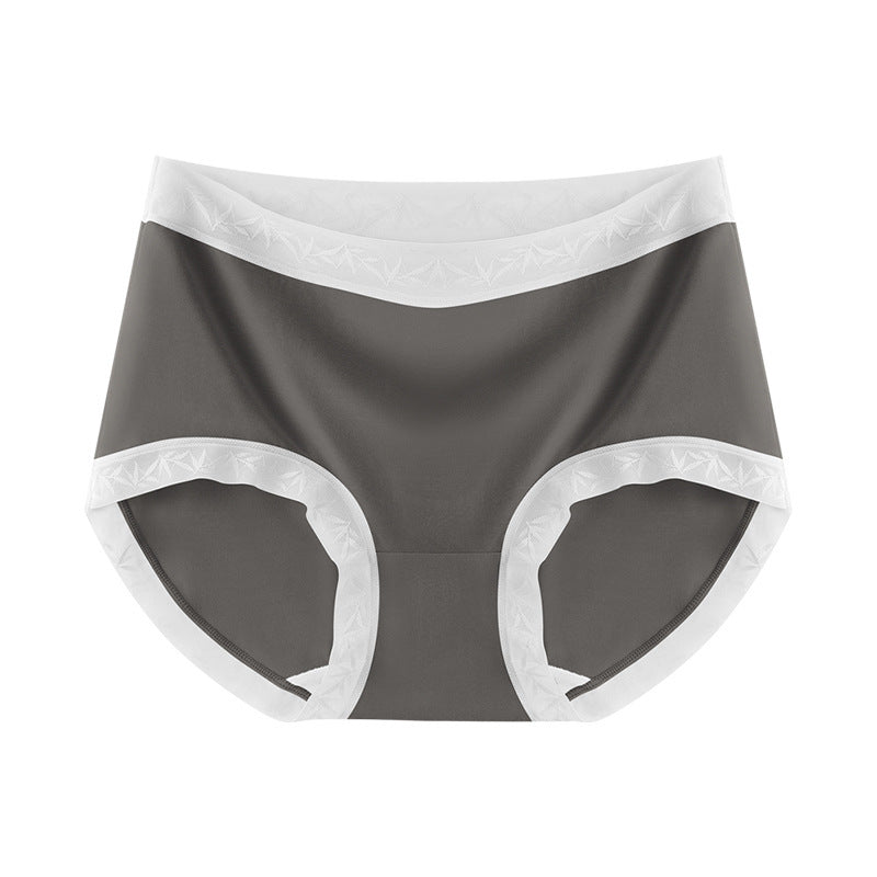 Natural Bamboo Fiber 10A Antibacterial Womens Mid Waist Underwear