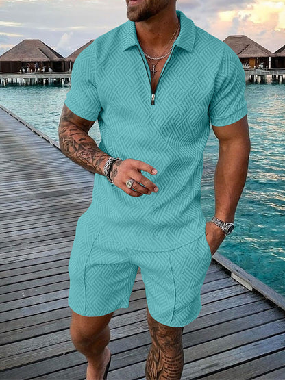 Men's Casual Polo/Short Set X (Stijl 2)