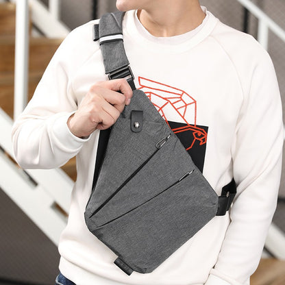 Men's Multifunctional Shoulder Bags Sports Chest Pack Bags 
