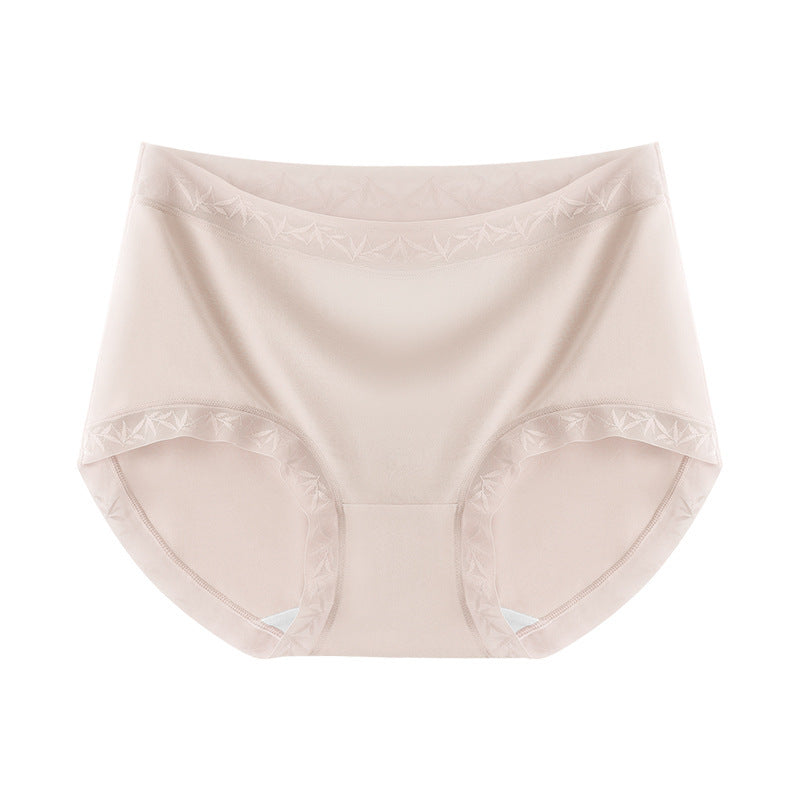 Natural Bamboo Fiber 10A Antibacterial Womens Mid Waist Underwear