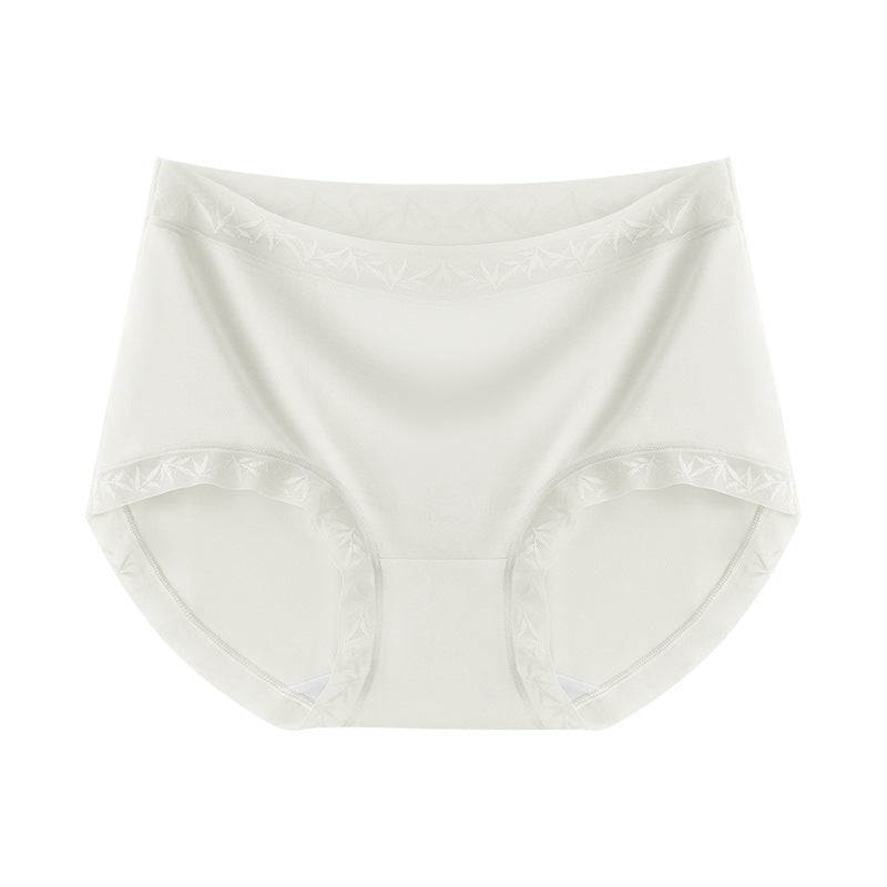 Natural Bamboo Fiber 10A Antibacterial Womens Mid Waist Underwear