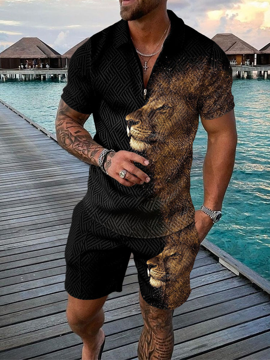 Men's Casual Polo/Short Set X (Stijl 2)
