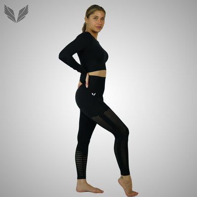 Dames Sportlegging - Sportset Stretchy Comfortabel Rekbaar Hoge Taille Verdano Anti Cellulite Royal High Waist Squat Proof