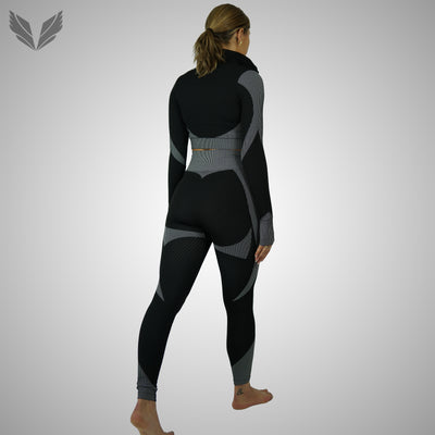 replika Gnide tilstrækkelig Sport outfit sæt damer 2 stk fitness tøj - VERDANO