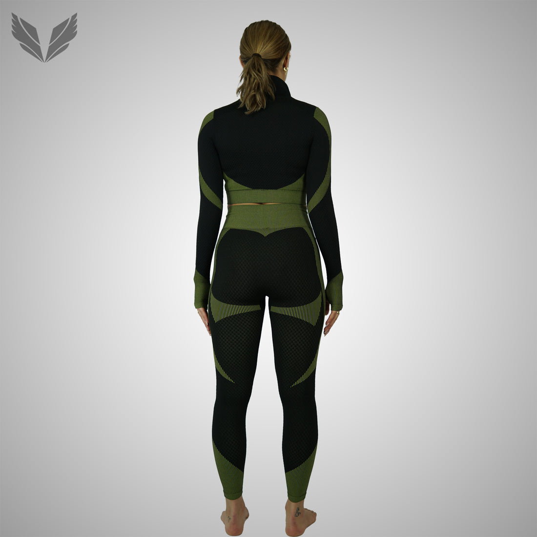 Sport Outfit Set Dames 2 Delig Fitness Kleding